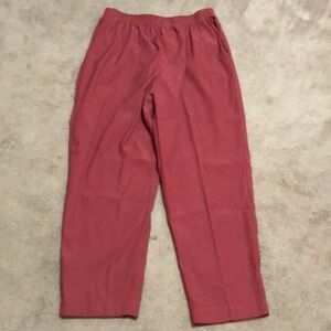 Alfred Dunner Rose Pull On Dress Pants 16